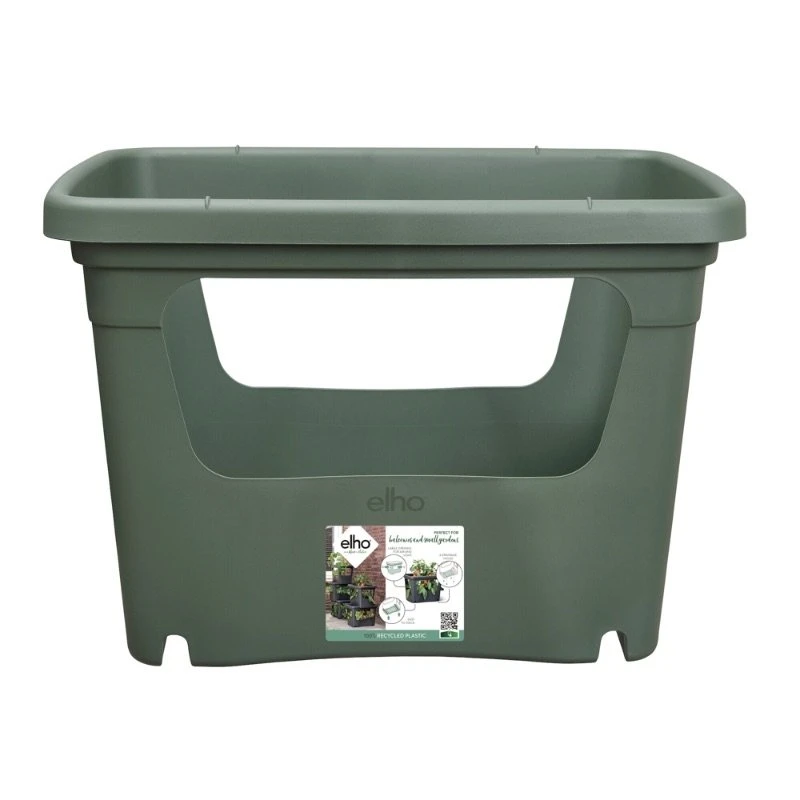 Elho Plantenbak Green Basics Stack & Grow Large Groen 1 Elho Plantenbak Green Basics Stack & Grow Large Groen