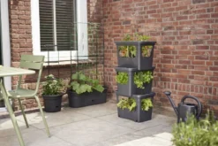 Elho Plantenbak Green Basics Stack & Grow Large Zwart -Gardena Verkoopwinkel elho plantenbak green basics stack grow large zwart 800x534 620e3d4f78fb3 l