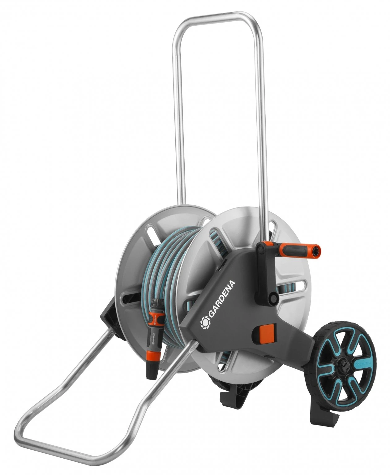 GARDENA Slangenwagen Metaal AquaRoll M Set (20m) 2 GARDENA Slangenwagen Metaal AquaRoll M Set (20m) - Afbeelding 2
