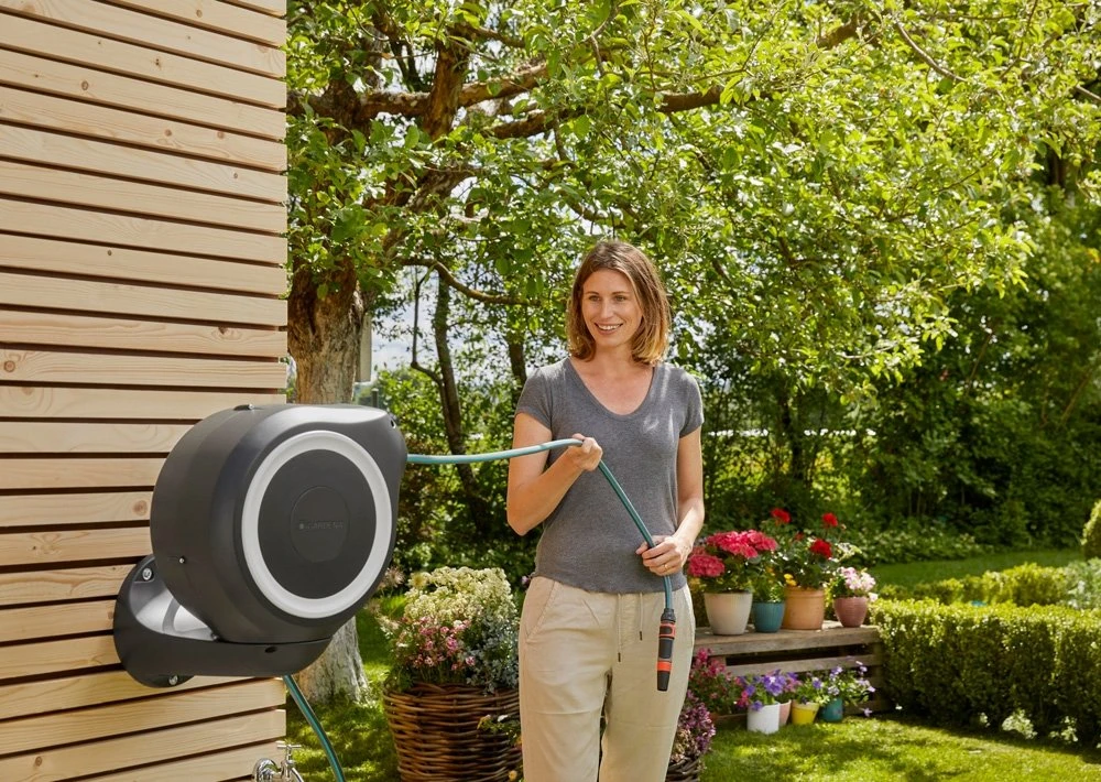 GARDENA Wandslangenbox 15 RollUp S Wit 4 GARDENA Wandslangenbox 15 RollUp S Wit - Afbeelding 4